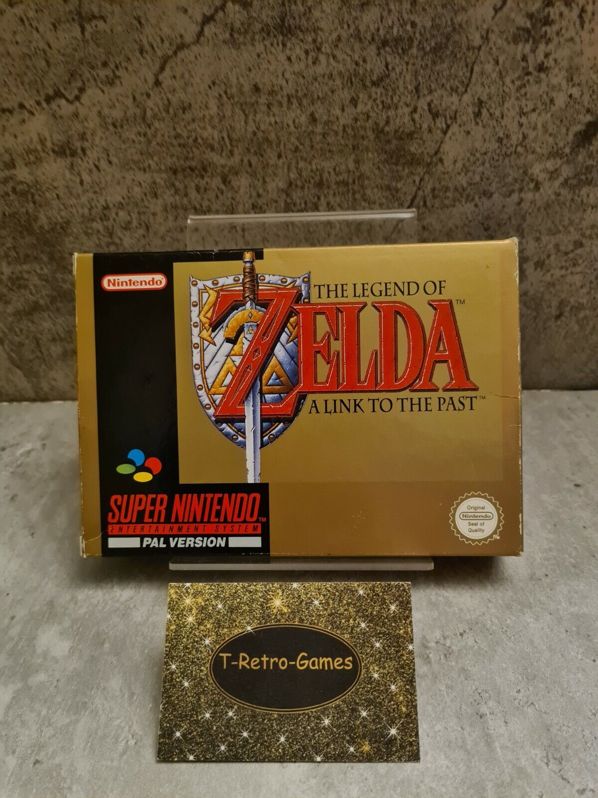 SNES The Legend of Zelda A Link to the Past mit OVP + Anleitung + Karte UKV - T-Retro-Games 