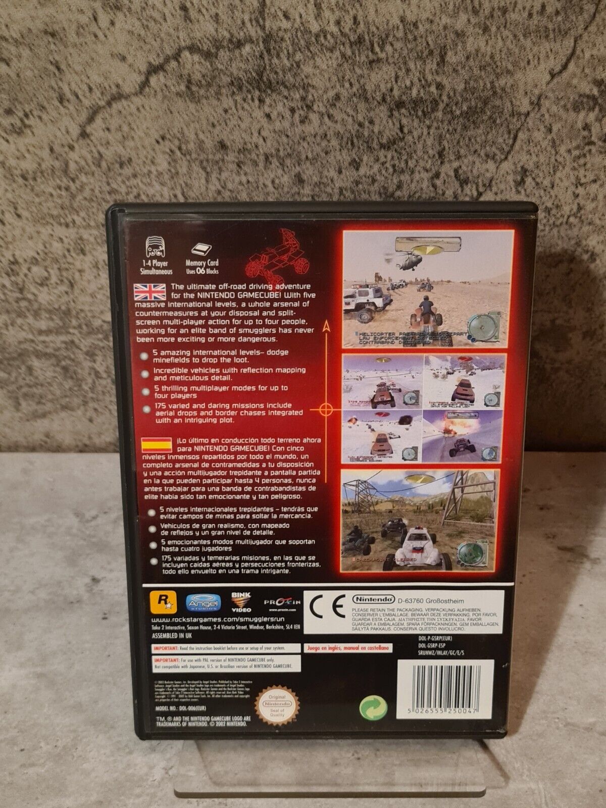 Nintendo GameCube Smuggler's Run Warzones mit OVP und Anleitung ESP - T-Retro-Games 