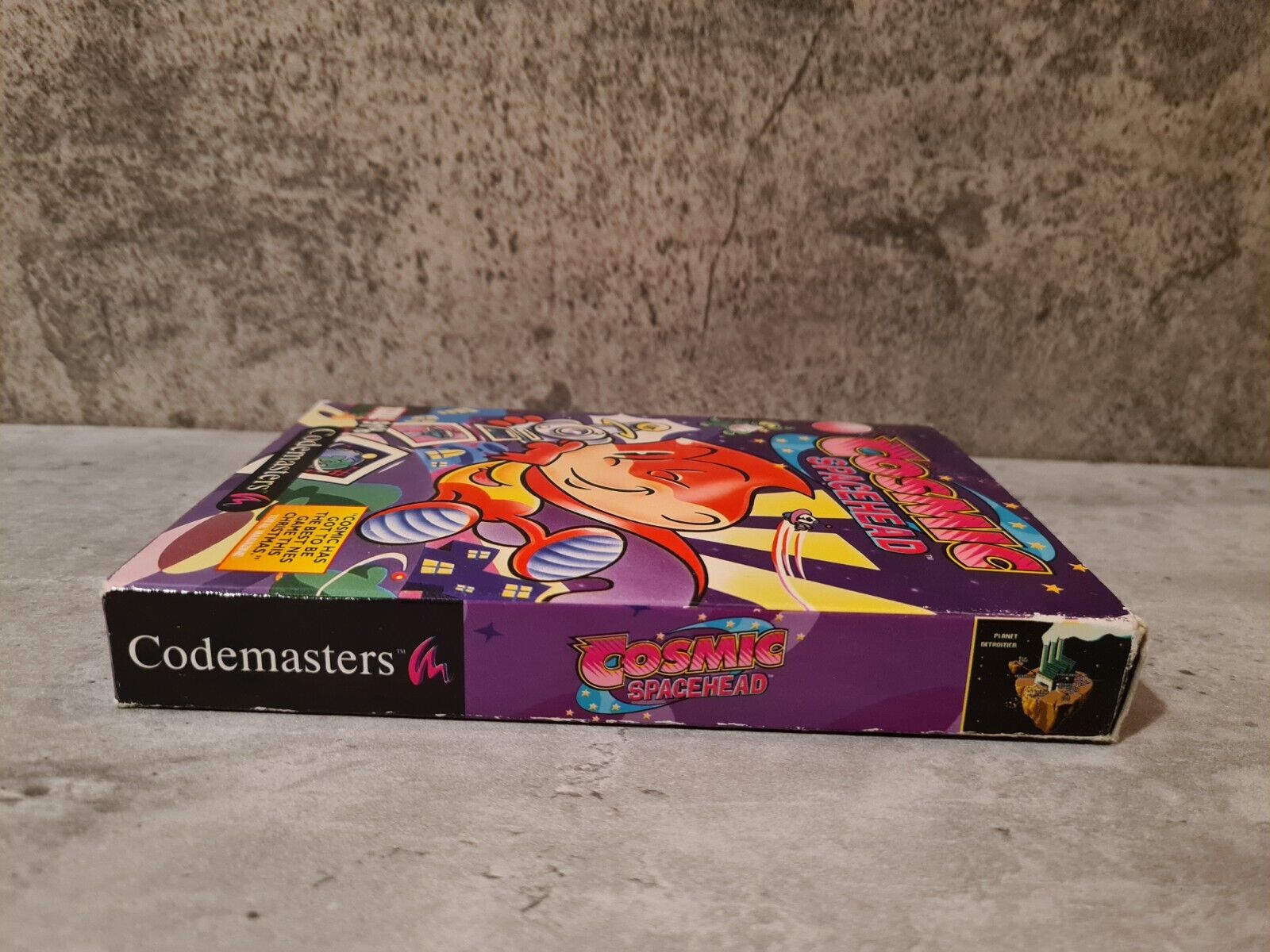 NES Codemasters Cosmic Spacehead mit OVP und Anleitung - T-Retro-Games 