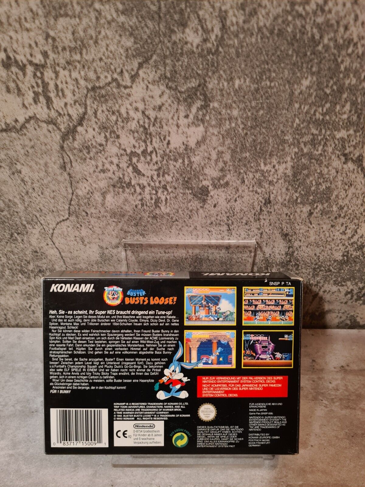 SNES Tiny Toon Adventures Buster Busts Loose mit OVP und Anleitung NOE - T-Retro-Games 