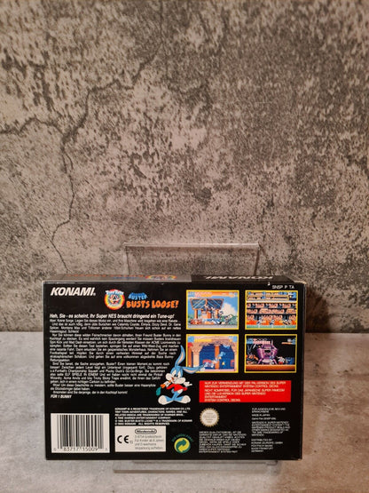 SNES Tiny Toon Adventures Buster Busts Loose mit OVP und Anleitung NOE - T-Retro-Games 