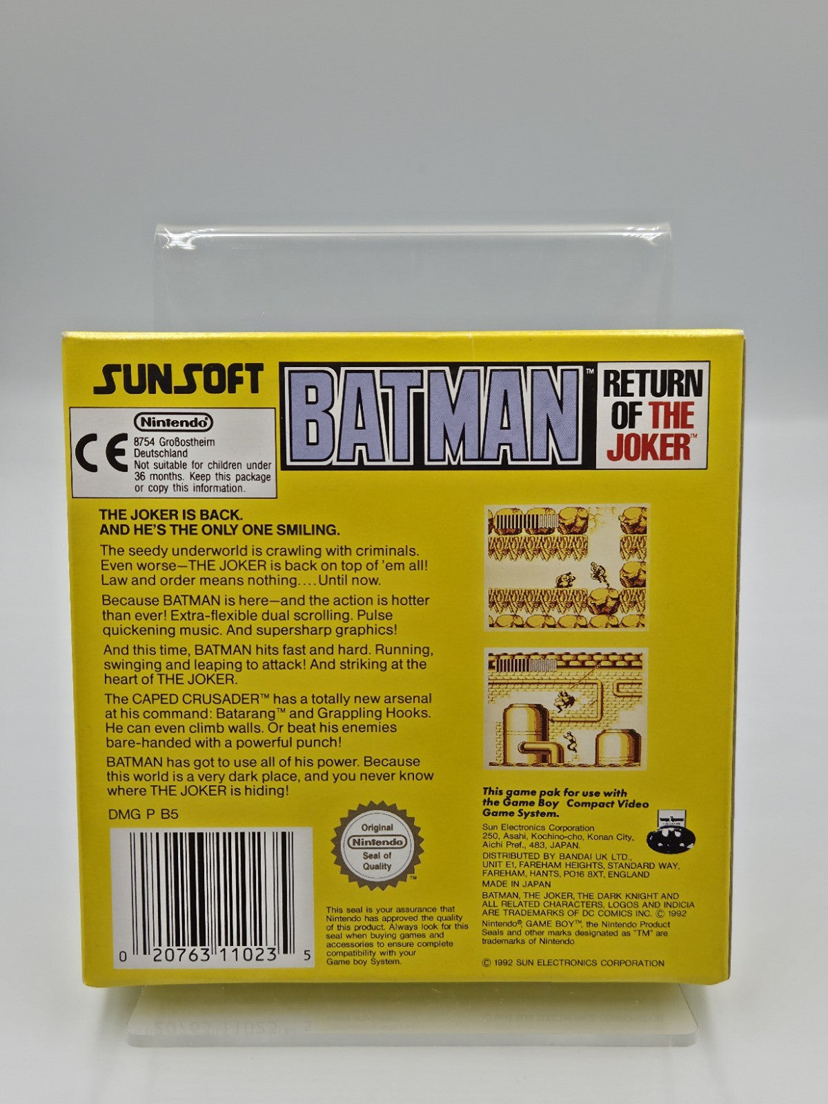 Nintendo Game Boy Classic Batman Return of The Joker mit OVP und Anleitung UKV