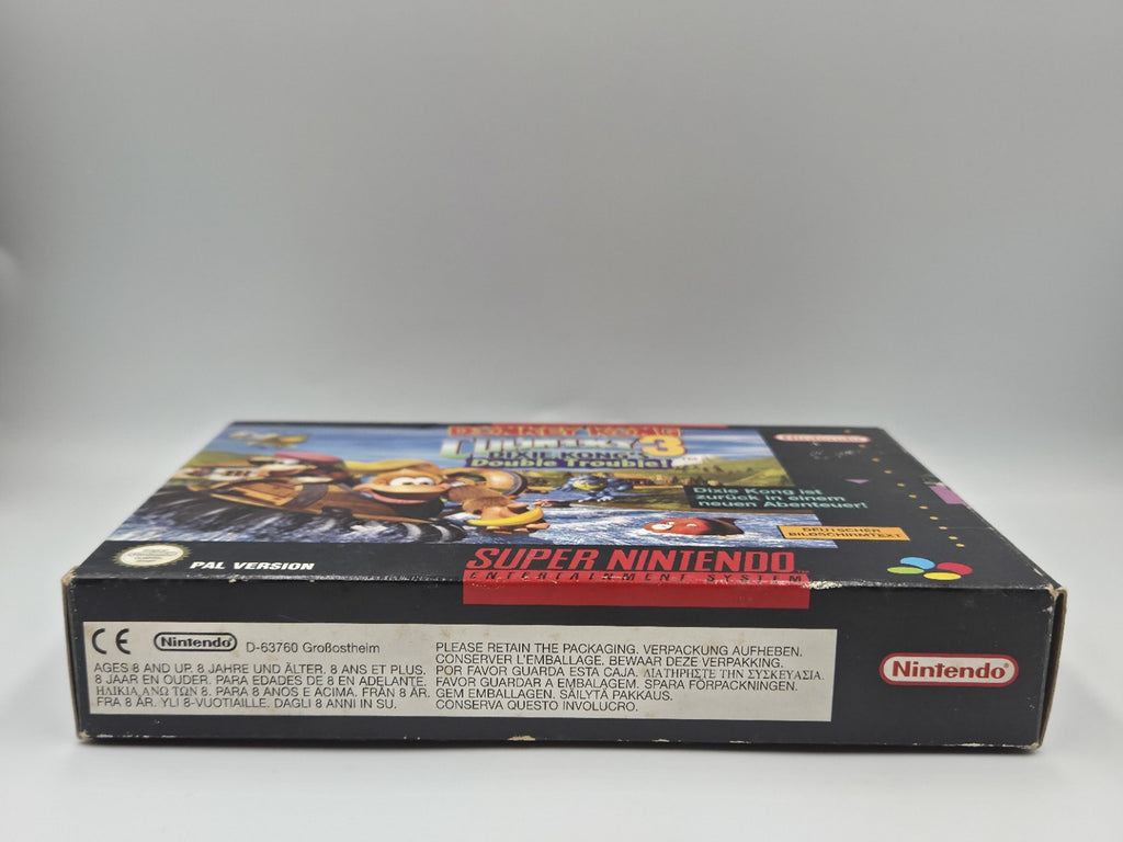 SNES Donkey Kong Country 3 Dixie Kong's Double Trouble! + OVP + Anleitung EUR