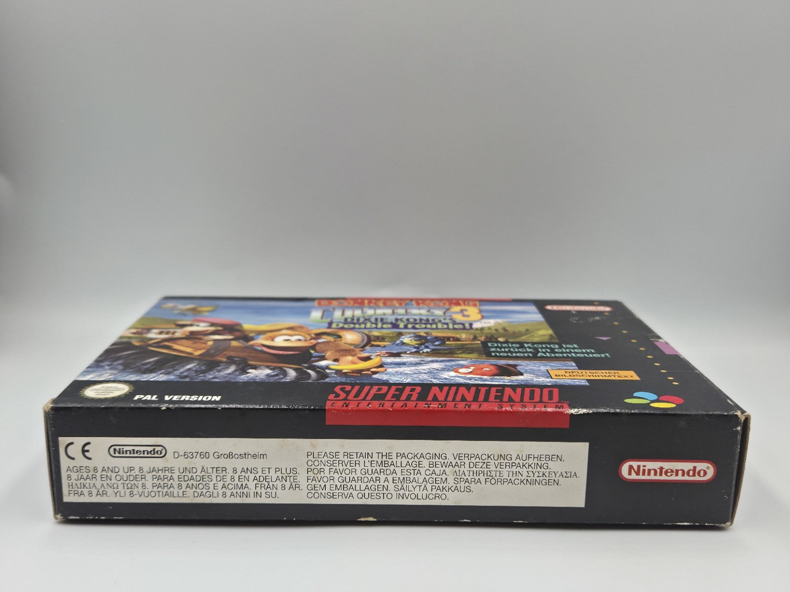 SNES Donkey Kong Country 3 Dixie Kong's Double Trouble! + OVP + Anleitung EUR