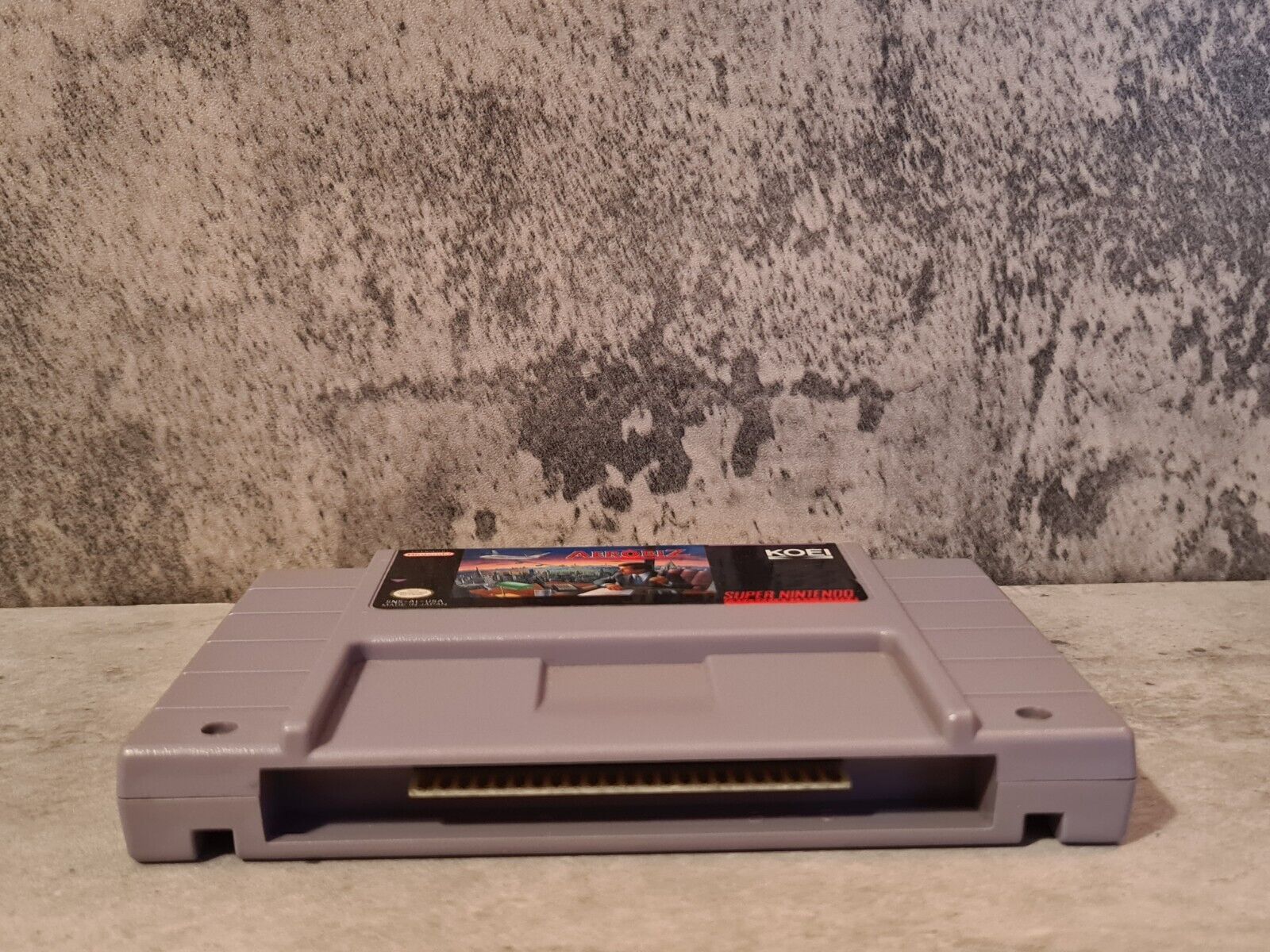 SNES Super Nintendo Aerobiz NTSC USA Modul - T-Retro-Games 