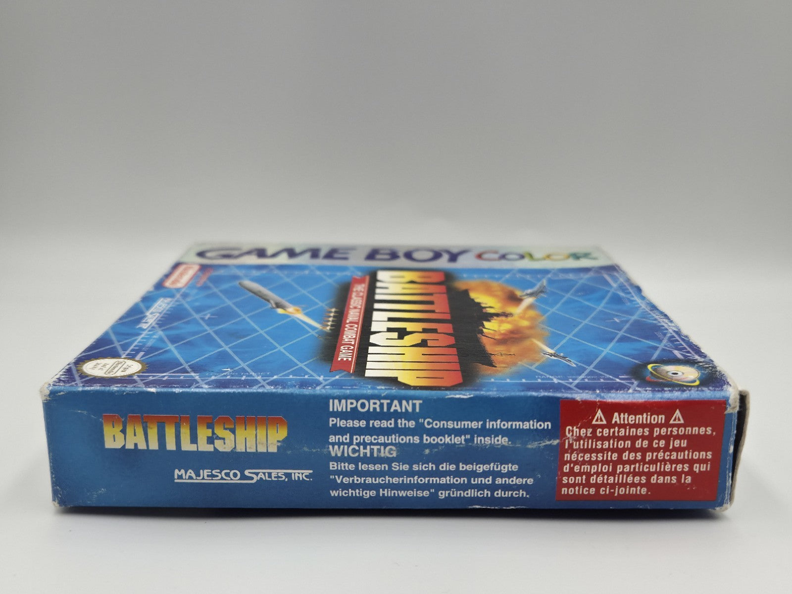 Nintendo Game Boy Color Battleship mit OVP und Anleitung EUR