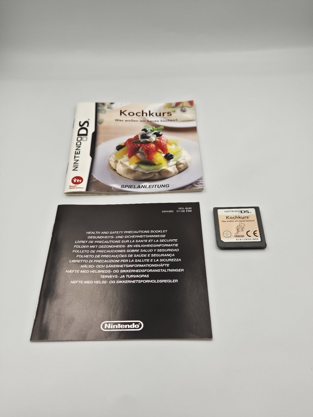 Nintendo DS Kochkurs mit OVP und Anleitung NOE