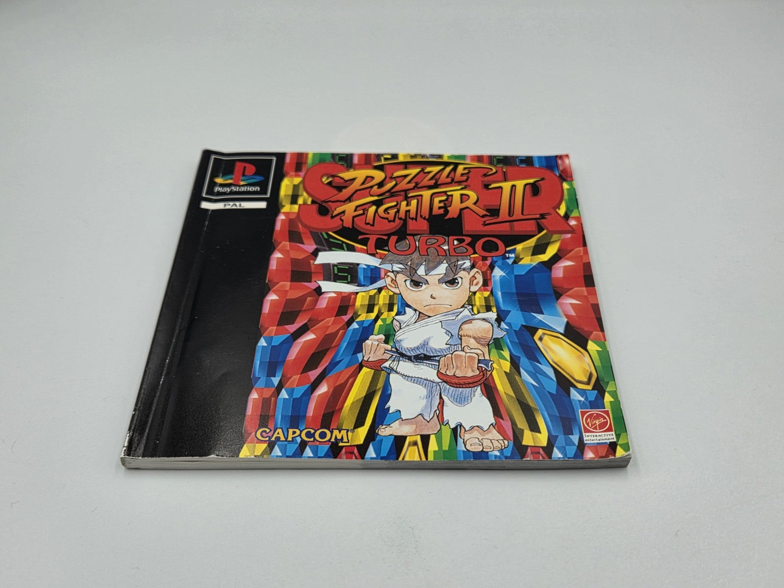 PS1 Playstation 1 Super Puzzle Fighter II Turbo + OVP + Anleitung Multilingual 