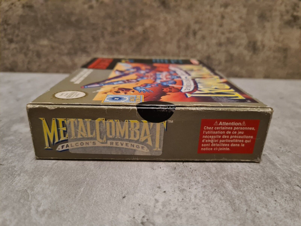 SNES Super Nintendo Metal Combat Falcon's Revenge mit OVP und Anleitung FAH - T-Retro-Games 
