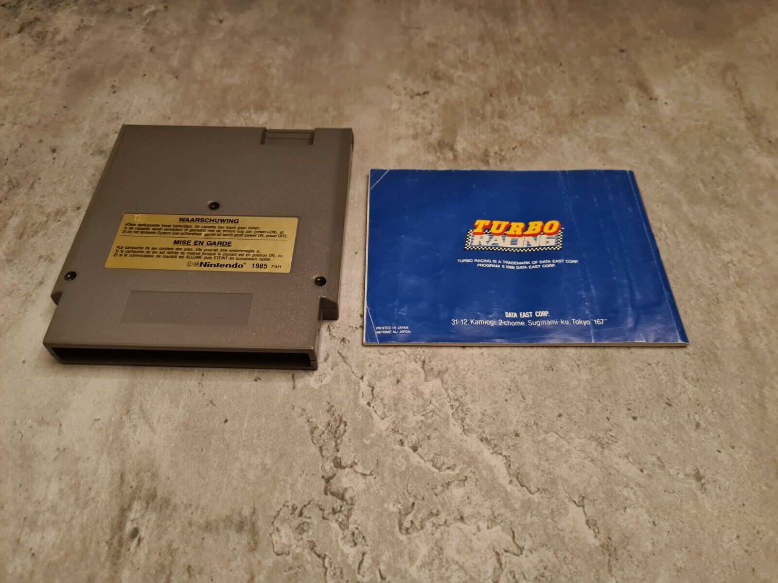 Nintendo NES Turbo Racing mit OVP und Anleitung FAH - T-Retro-Games 