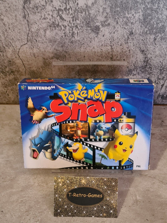 N64 Nintendo 64 Pokemon Snap mit OVP und Anleitung NOE - T-Retro-Games 