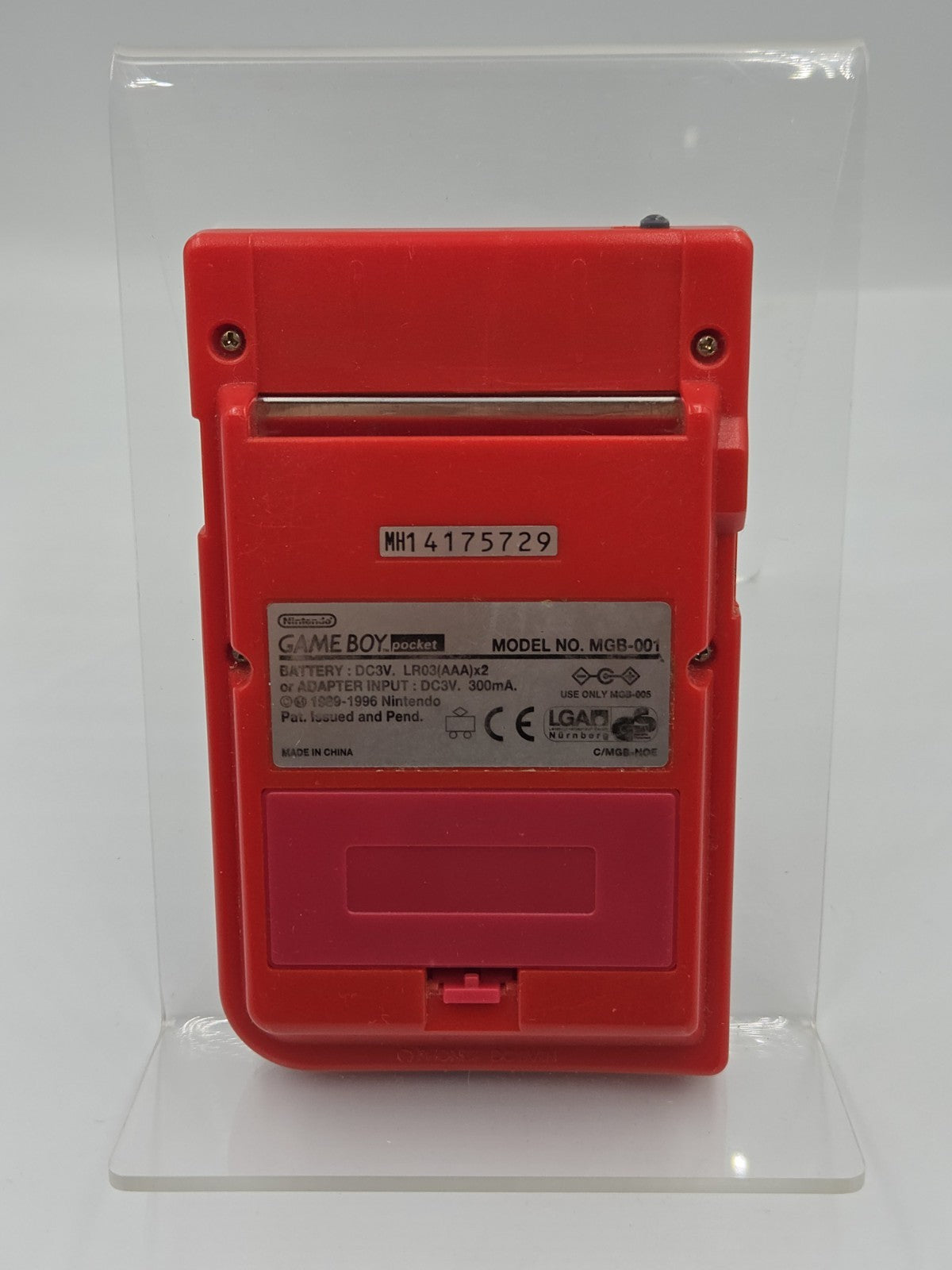 Nintendo Game Boy Pocket Rot Red Konsole Console 
