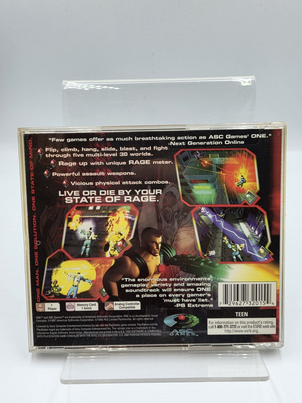 PS1 Playstation 1 One mit OVP und Anleitung NTSC-USA - T-Retro-Games 