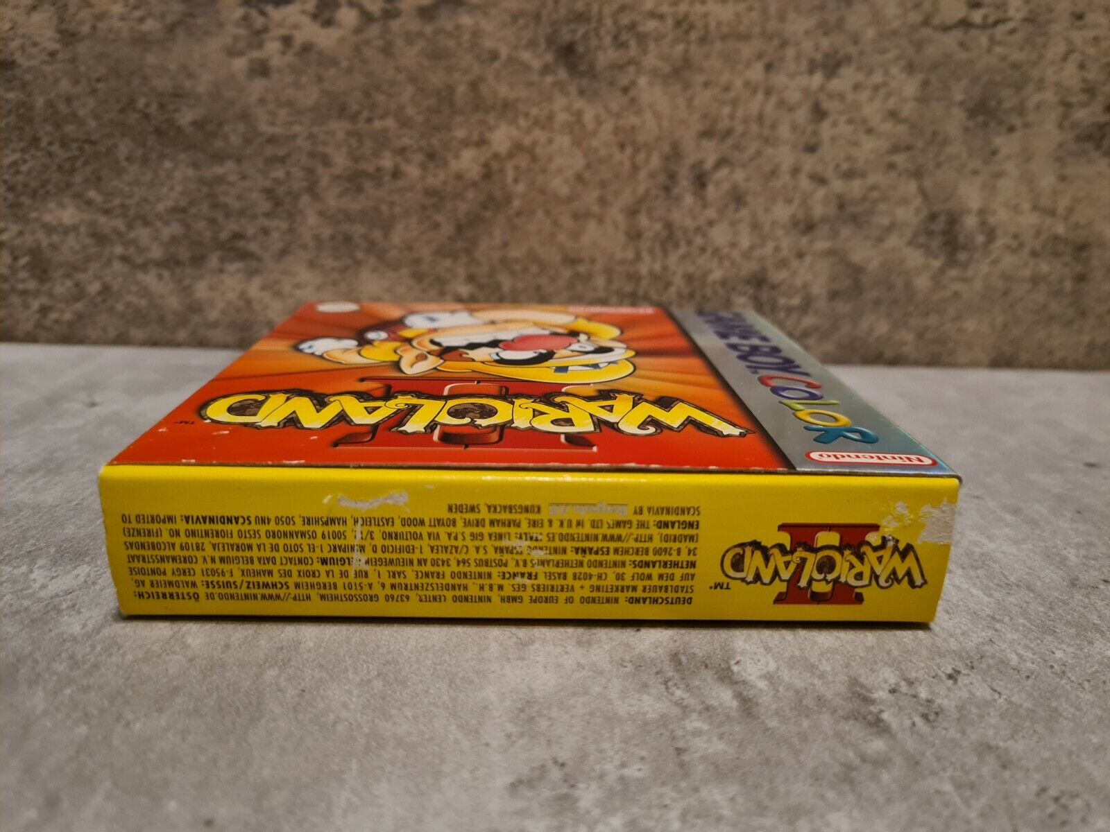 Gameboy Color Wario Land II mit OVP und Anleitung EUR - T-Retro-Games 