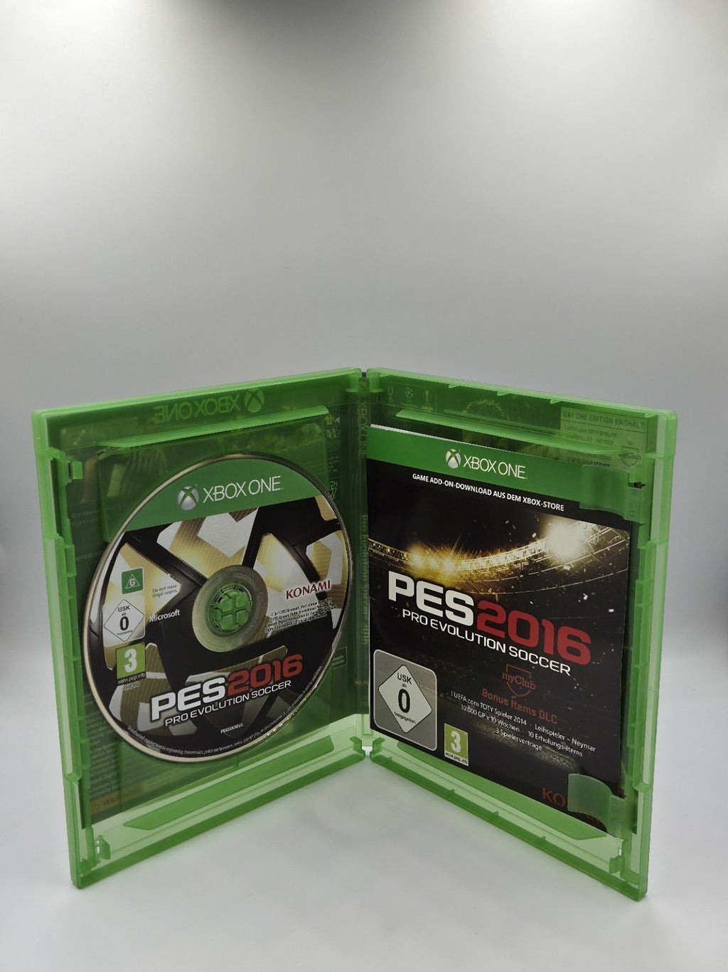 XBOXOne Spiel PES 2016 Day 1 Edition mit OVP und Anleitung Deutsch