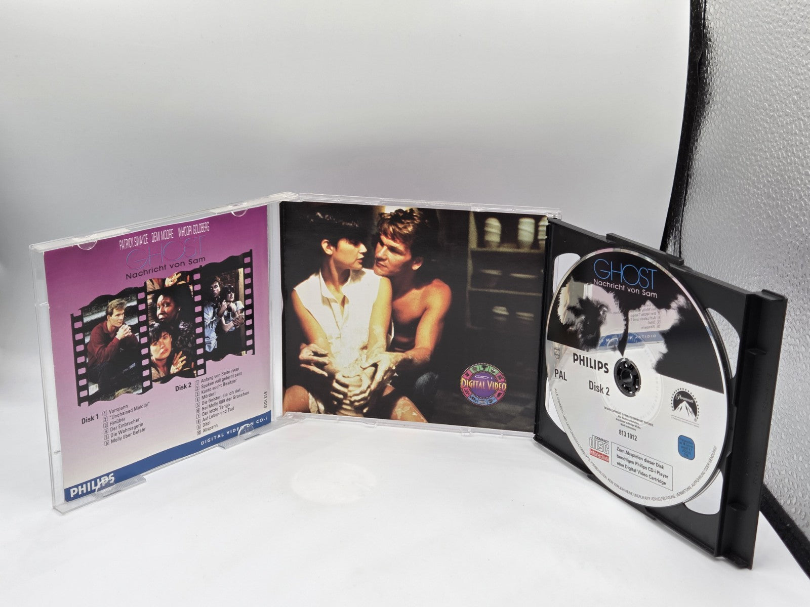 Philips CD-i Video CD Ghost Nachricht von Sam 2 Discs
