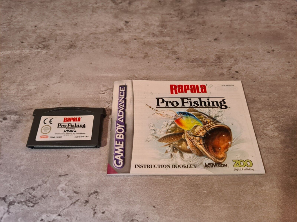 Nintendo Gameboy Advance Rapala Pro Fishing mit OVP und Anleitung EUR - T-Retro-Games 