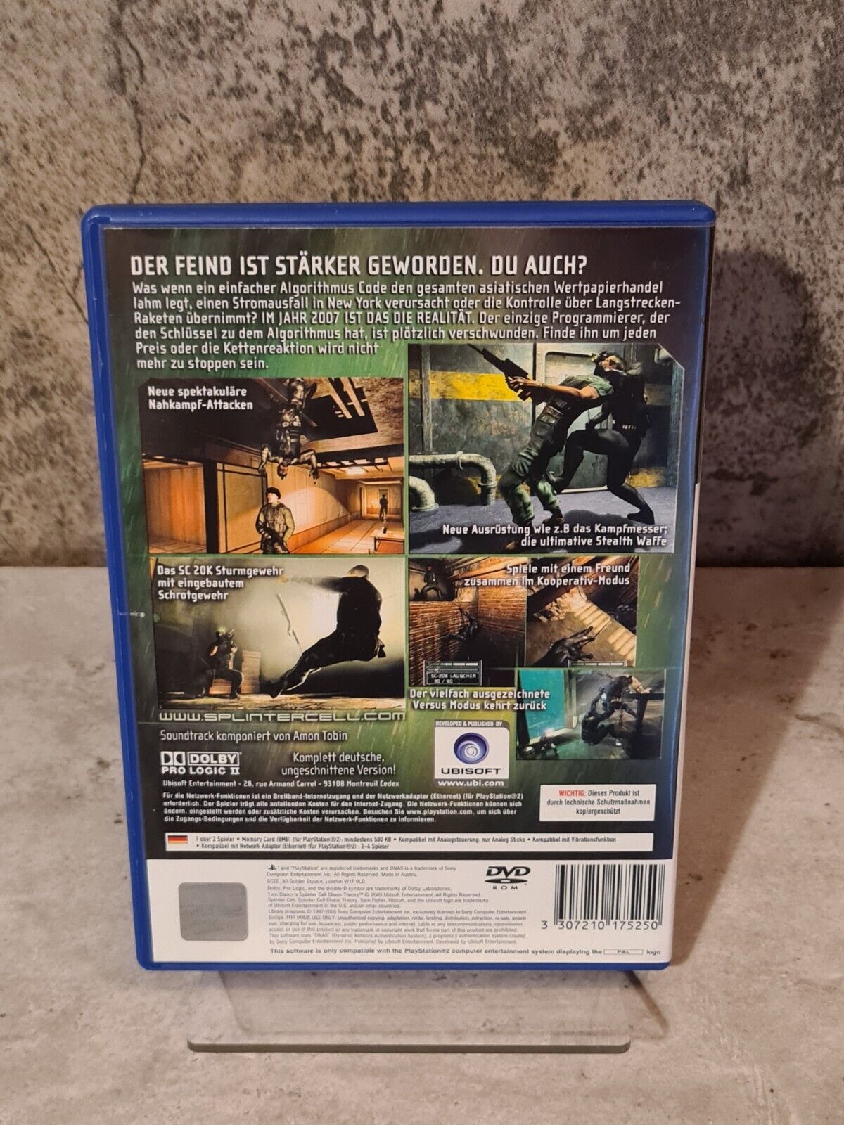 Playstation 2 Tom Clancy's Splinter Cell Chaos Theory + OVP + Anleitung Deutsch - T-Retro-Games 