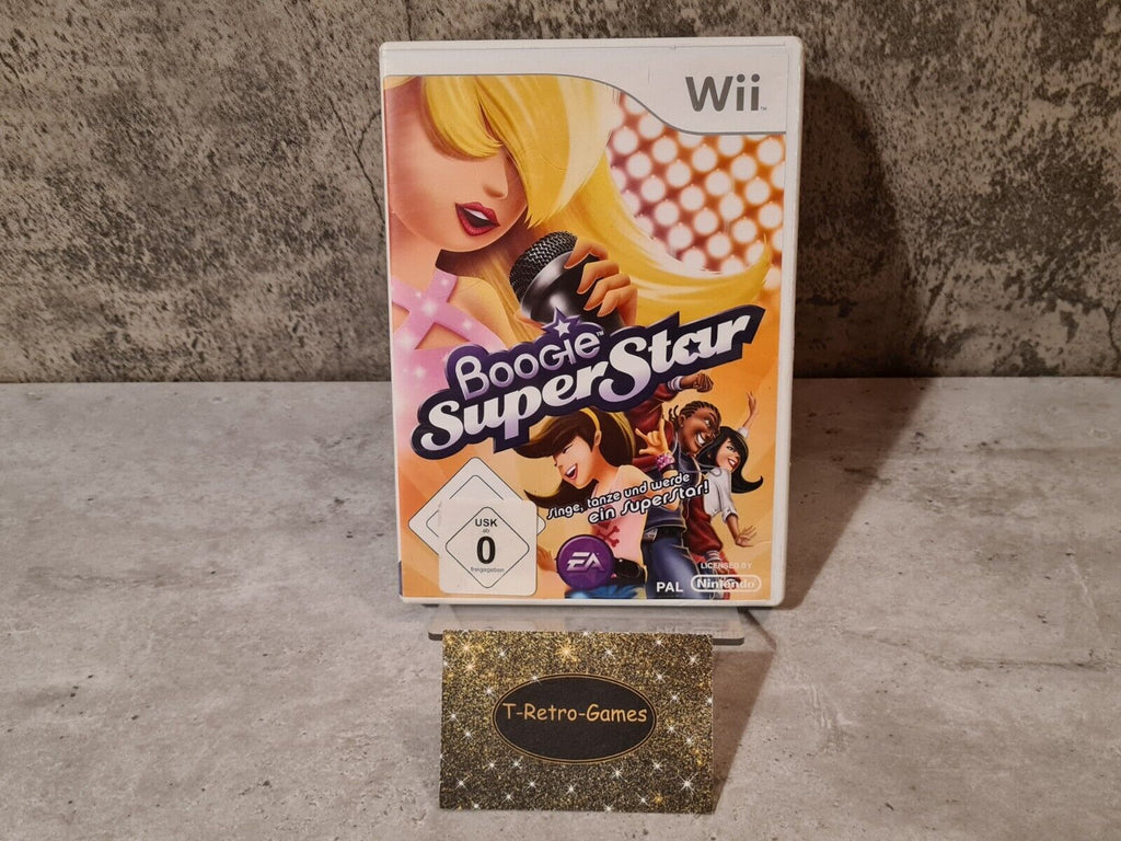 Nintendo Wii Boogie SuperStar mit OVP und Anleitung NOE - T-Retro-Games 