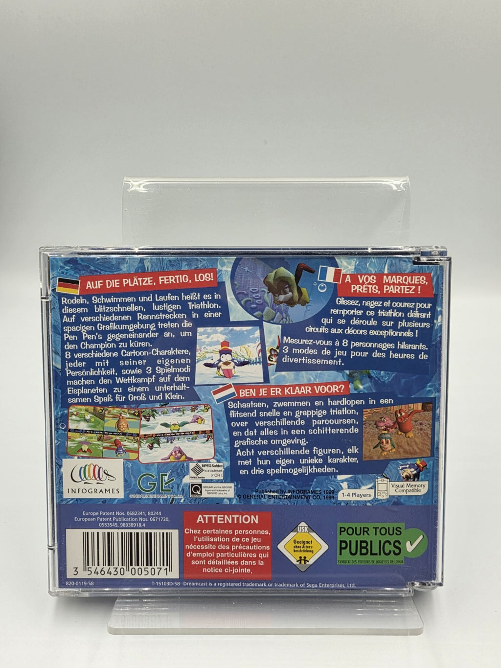 Sega Dreamcast PenPen mit OVP und Anleitung Multilingual 