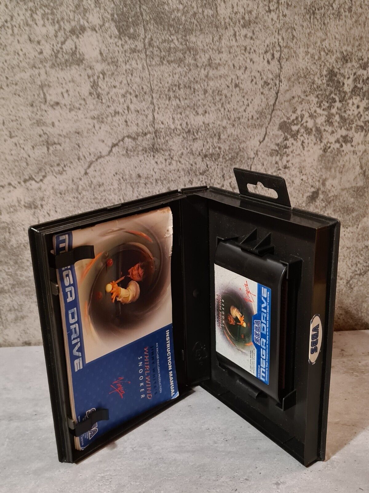 Sega Mega Drive Spiel Jimmy White's Whirlwind Snooker mit OVP und Anleitung - T-Retro-Games 