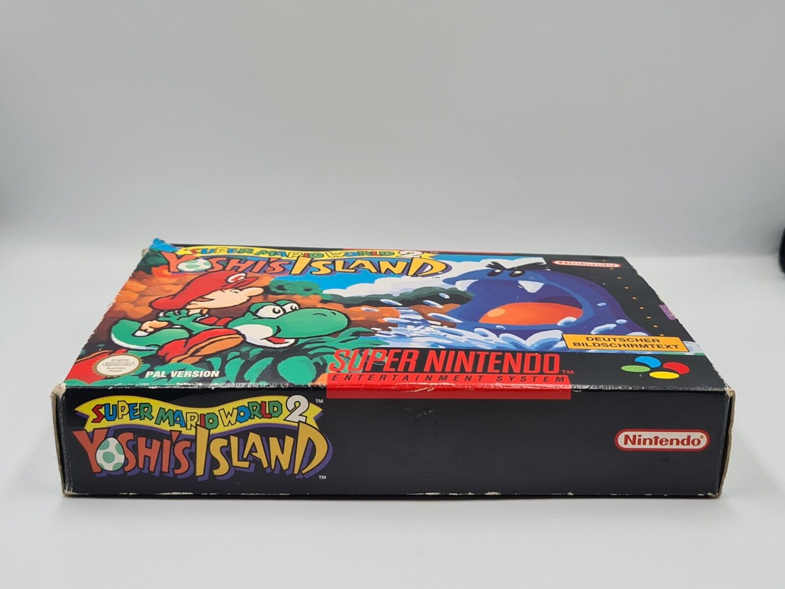 SNES Super Nintendo Super Mario World 2: Yoshi's Island mit OVP + Anleitung NOE - T-Retro-Games 