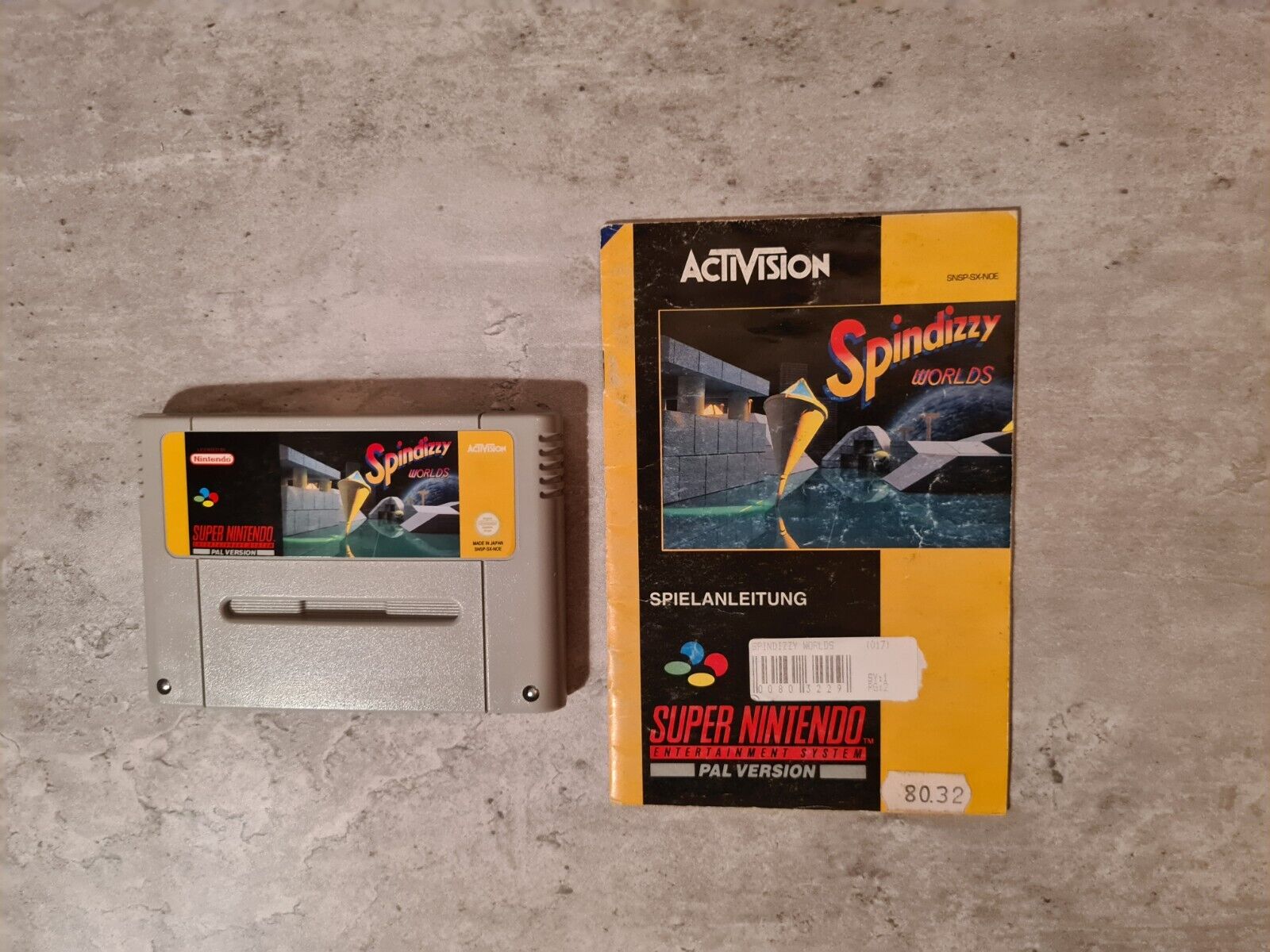 SNES Super Nintendo Spindizzy Worlds mit OVP und Anleitung NOE - T-Retro-Games 