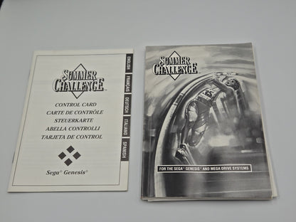 Sega Mega Drive Spiel Summer Challenge mit OVP und Anleitung Multilingual 