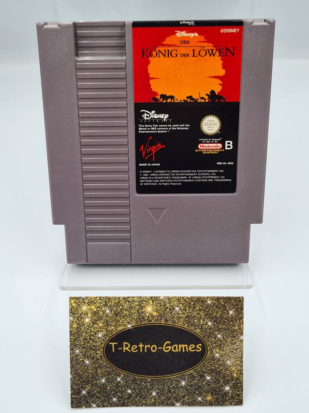 Nintendo NES Disney's Der König Der Löwen Modul NOE - T-Retro-Games 