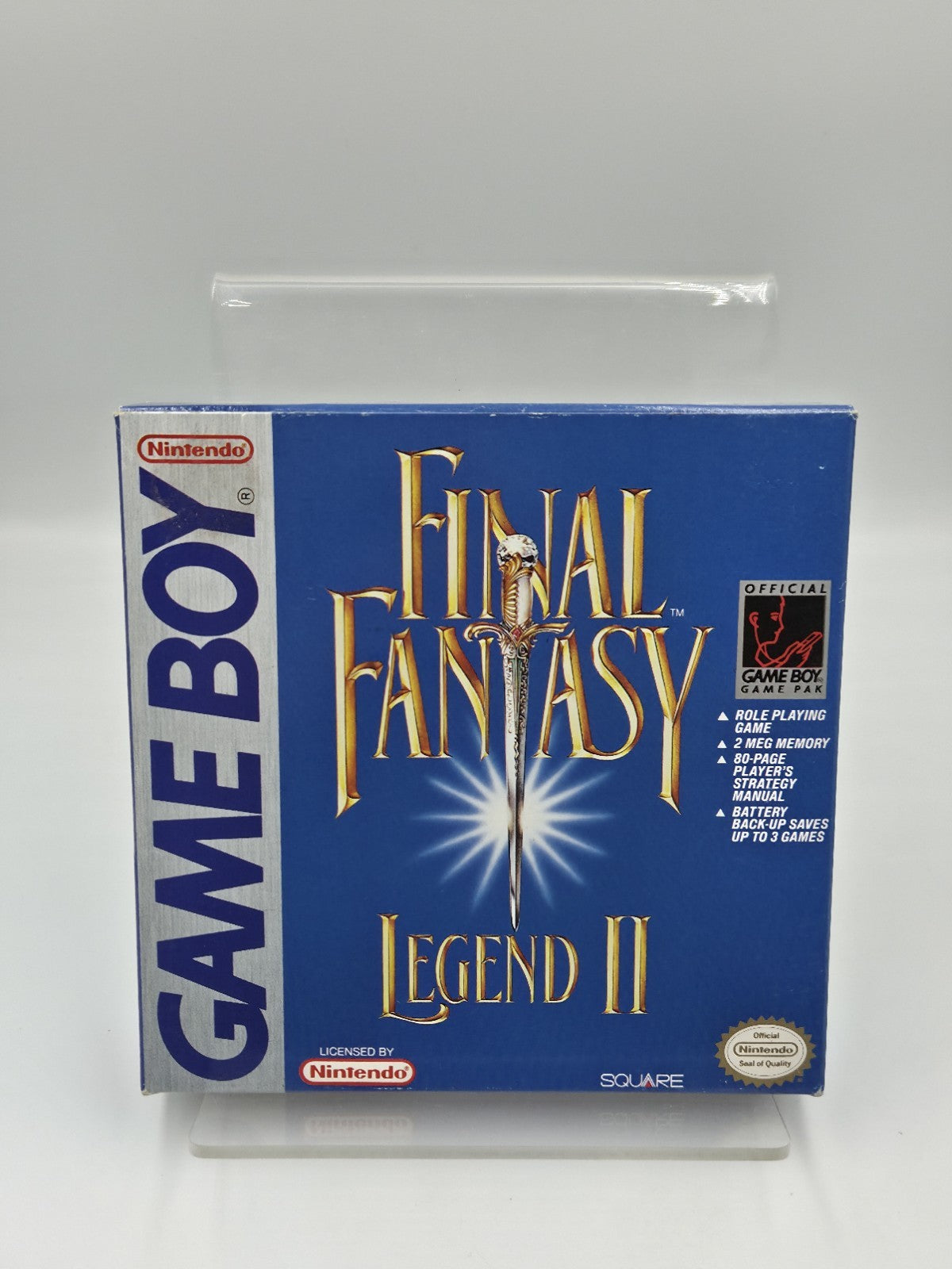 Game Boy Classic Spiel Final Fantasy Legend II mit OVP + Anleitung + Karte USA
