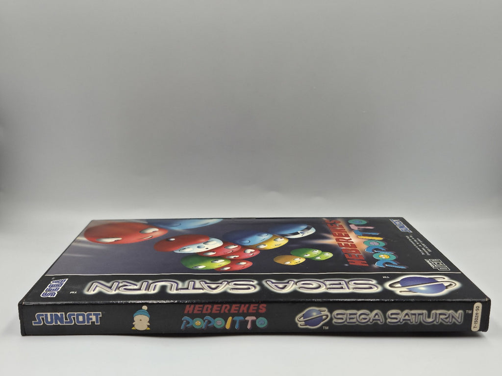 Sega Saturn Spiel Heberekes Popoitto mit OVP und Anleitung  Multilingual