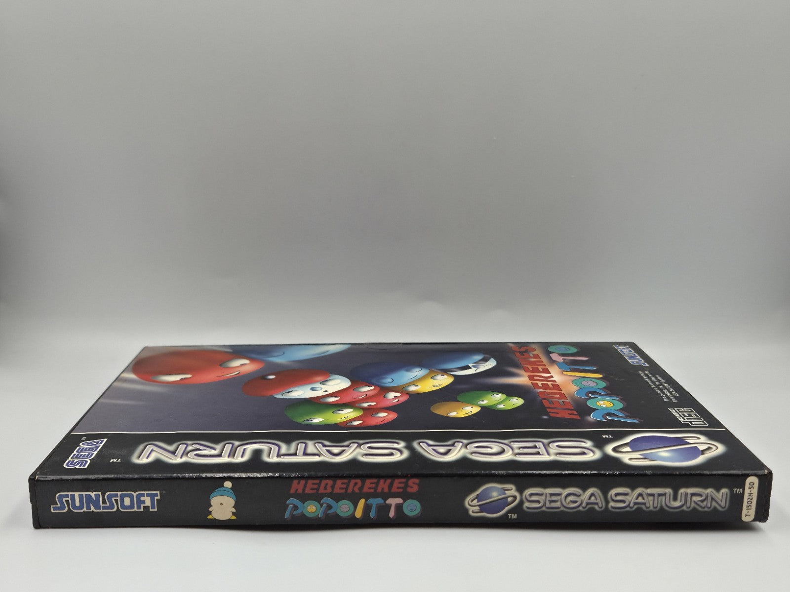 Sega Saturn Spiel Heberekes Popoitto mit OVP und Anleitung  Multilingual