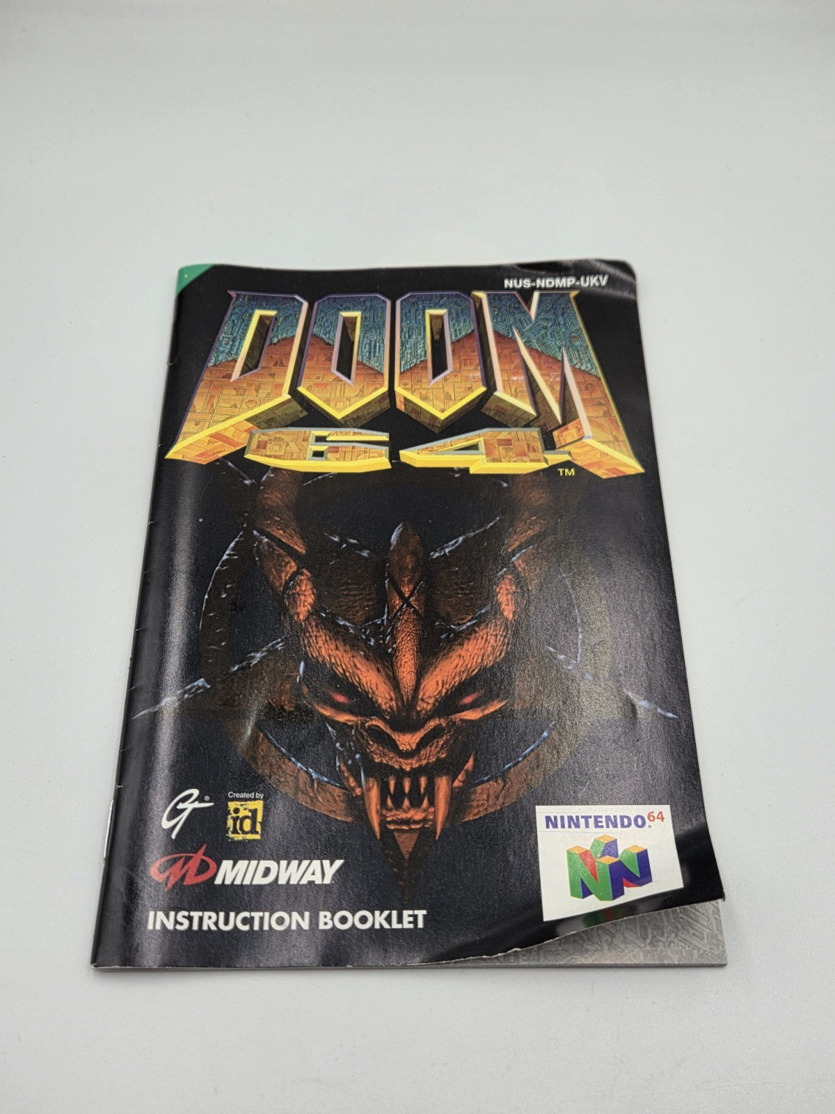 N64 Nintendo 64 Doom 64 mit OVP und Anleitung UKV