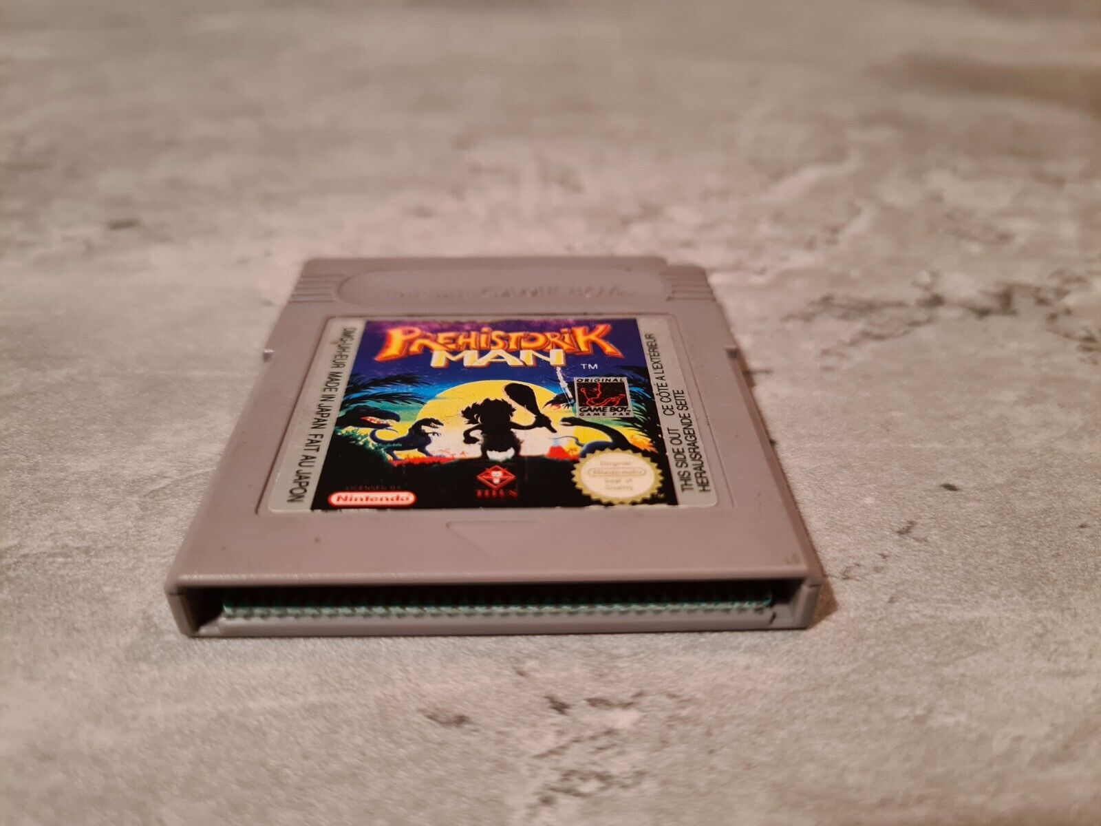 Nintendo Gameboy Classic Prehistorik Man Modul EUR - T-Retro-Games 