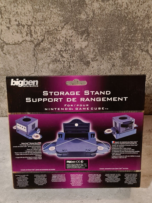 BigBen GameCube CD Storage Stand Aufbewahrungsbox für Discs New Old Stock - T-Retro-Games 