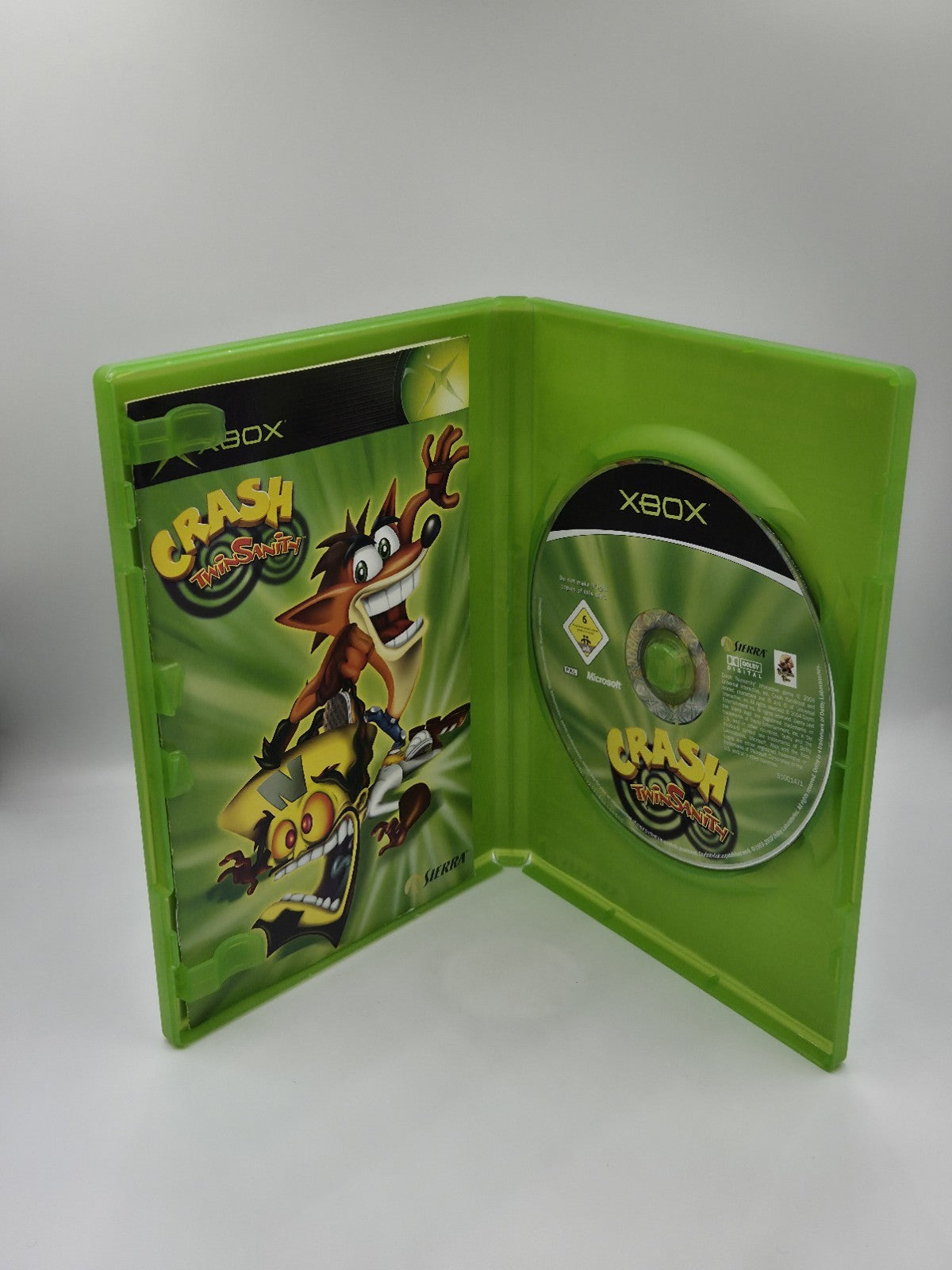XBOX Spiel Crash Twin Sanity mit OVP und Anleitung Deutsch