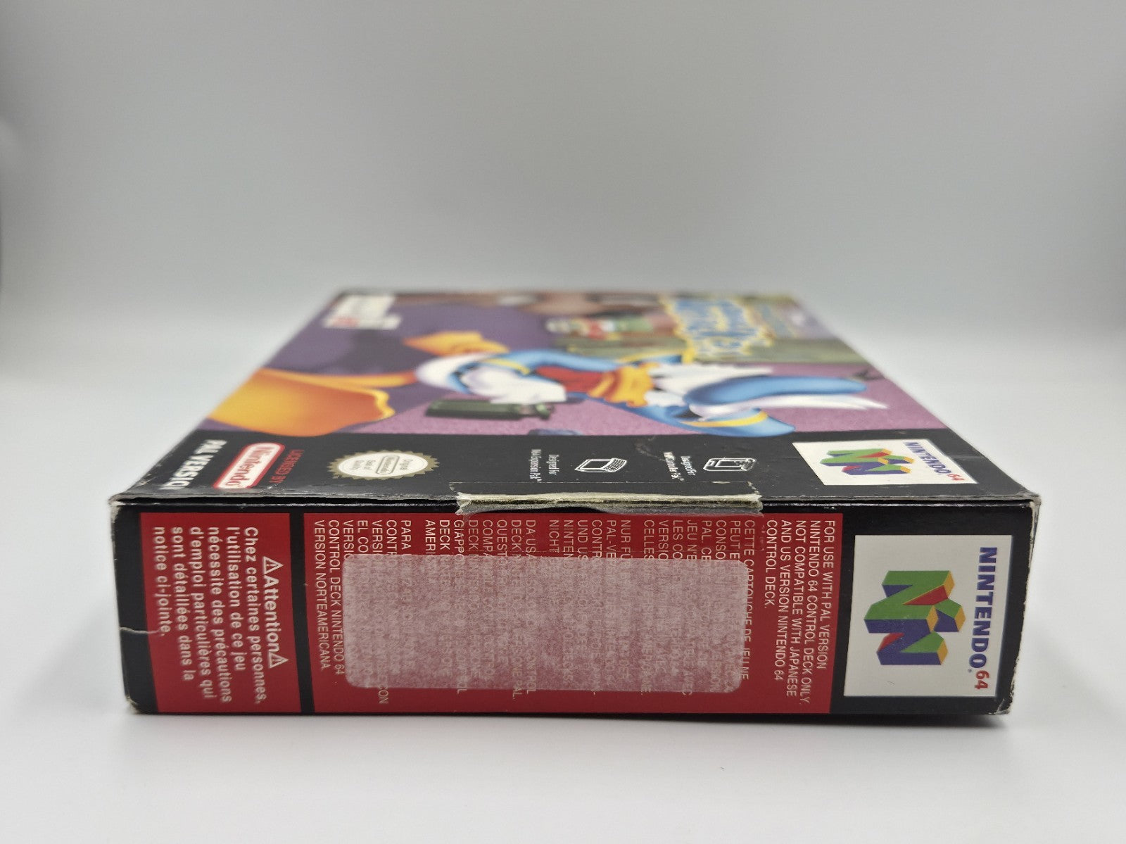 N64 Nintendo 64 Spiel Disney's Donald Duck Qu@ck Att@ck?! mit OVP Anleitung EUR