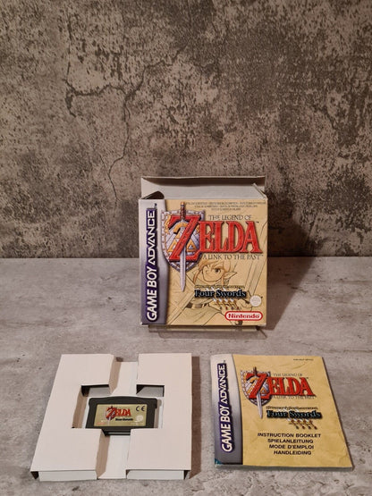 Nintendo Gameboy Advance The Legend of Zelda Four Swords mit OVP + Anleitung EUR - T-Retro-Games 