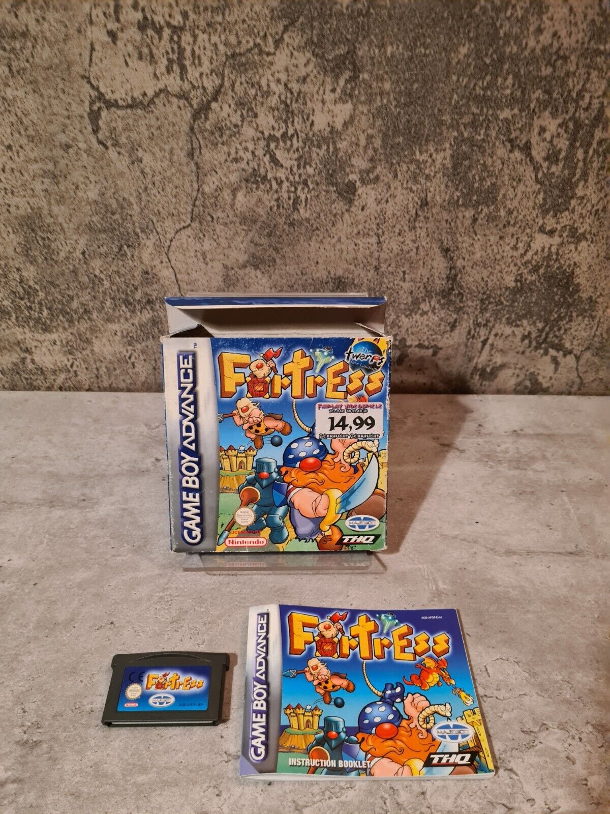 Nintendo Gameboy Advance Fortress mit OVP und Anleitung EUR - T-Retro-Games 