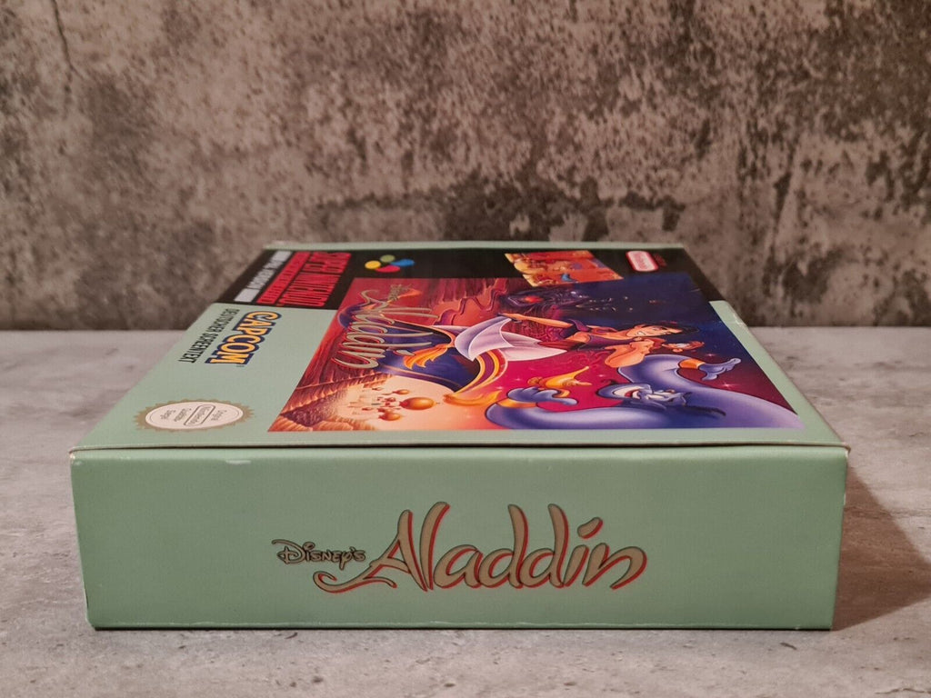 SNES Super Nintendo Disney's Aladdin mit OVP und Anleitung NOE/SFRG - T-Retro-Games 