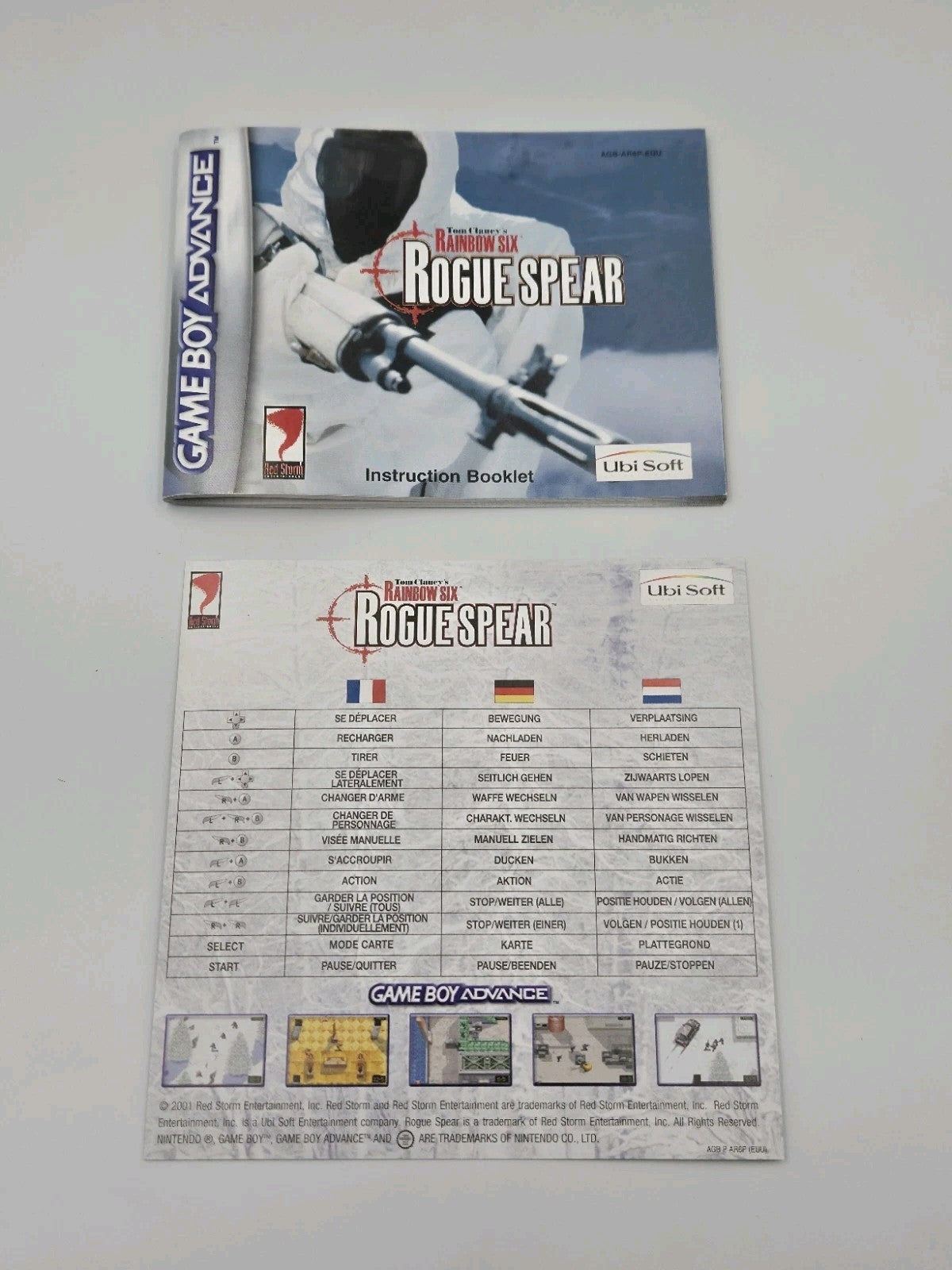Game Boy Advance Tom Clancy's Rainbow Six Rogue Spear mit OVP und Anleitung EUR
