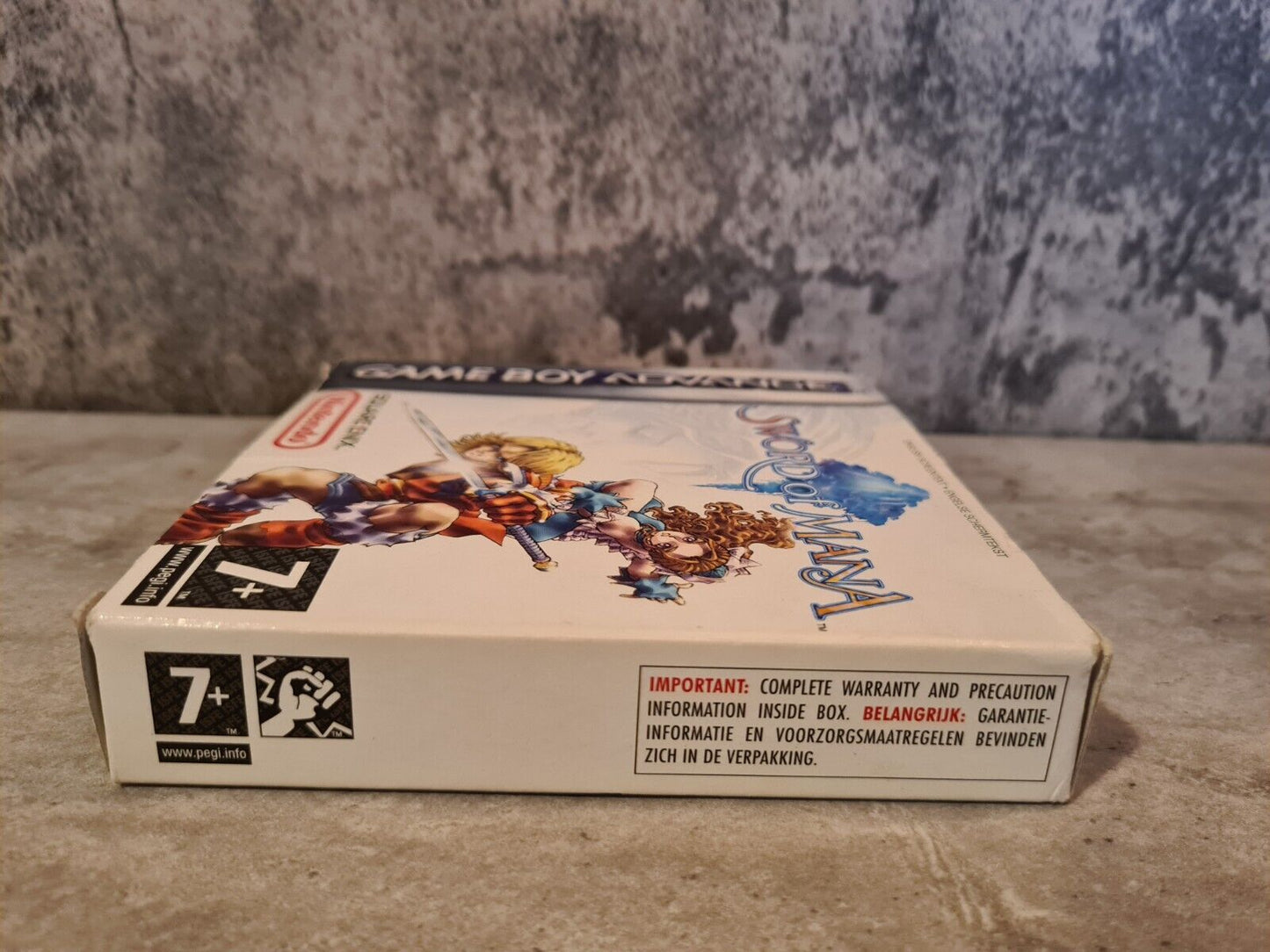 Nintendo Gameboy Advance Sword of Mana mit OVP und Anleitung EUR - T-Retro-Games 