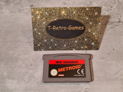 Nintendo Game Boy Advance NES Classics Metroid Modul EUR - T-Retro-Games 