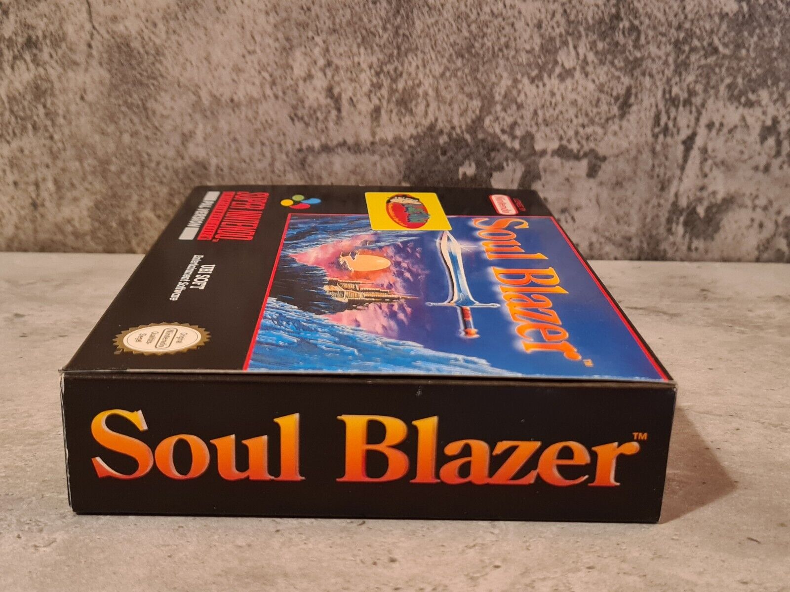 SNES Super Nintendo Soul Blazer mit OVP und Anleitung NOE/SFRG - T-Retro-Games 