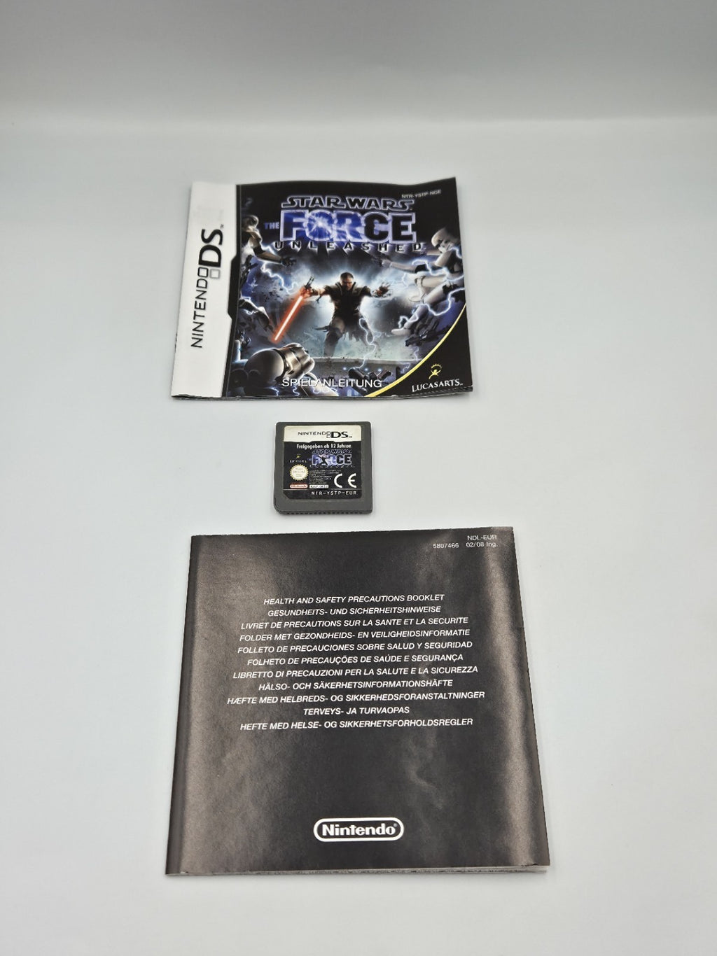 Nintendo DS Spiel Star Wars The Force Unleashed mit OVP und Anleitung NOE