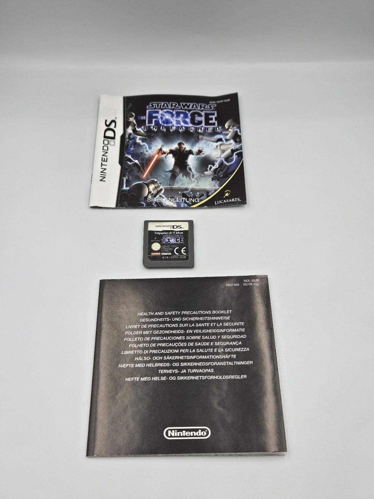 Nintendo DS Spiel Star Wars The Force Unleashed mit OVP und Anleitung NOE