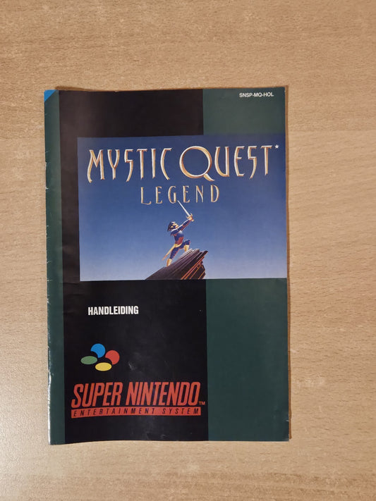 SNES Super Nintendo Mystic Quest Legend Spielanleitung Instruction Booklet HOL