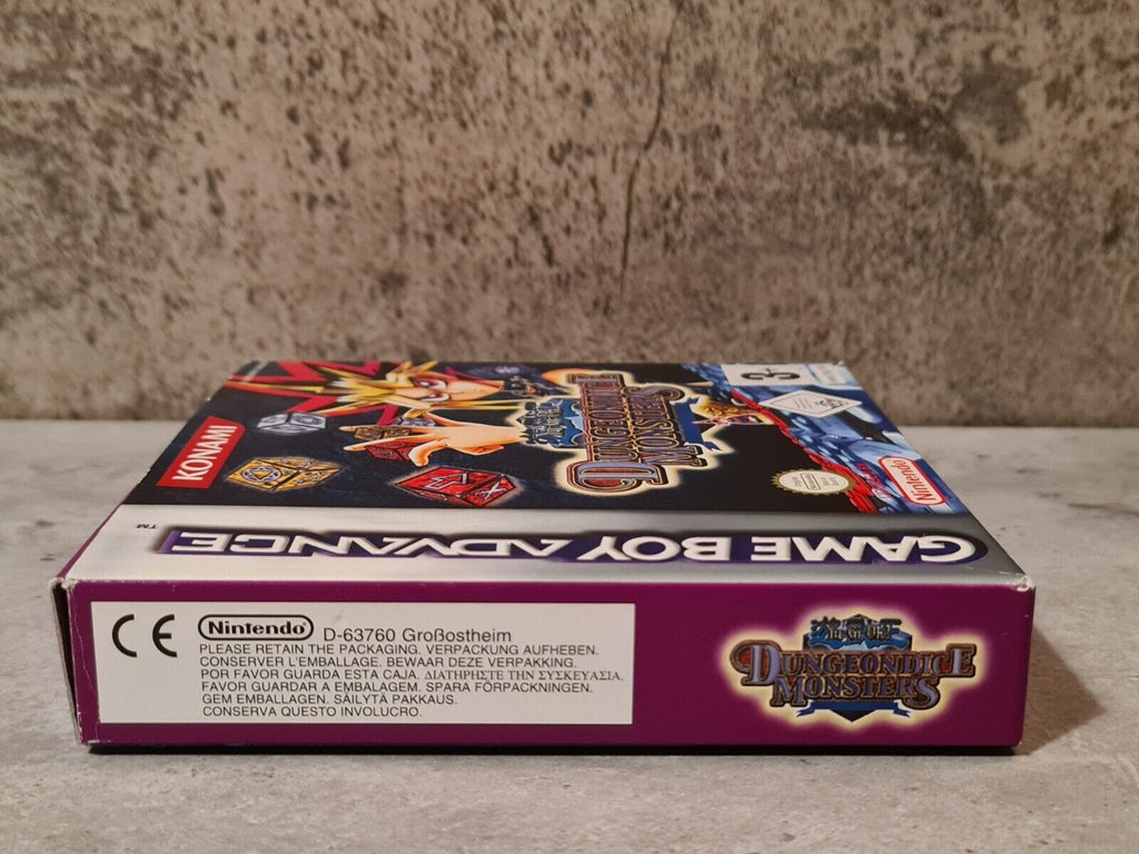 Gameboy Advance Yu-Gi-Oh Dungeon Dice Monsters mit OVP und Anleitung EUR - T-Retro-Games 