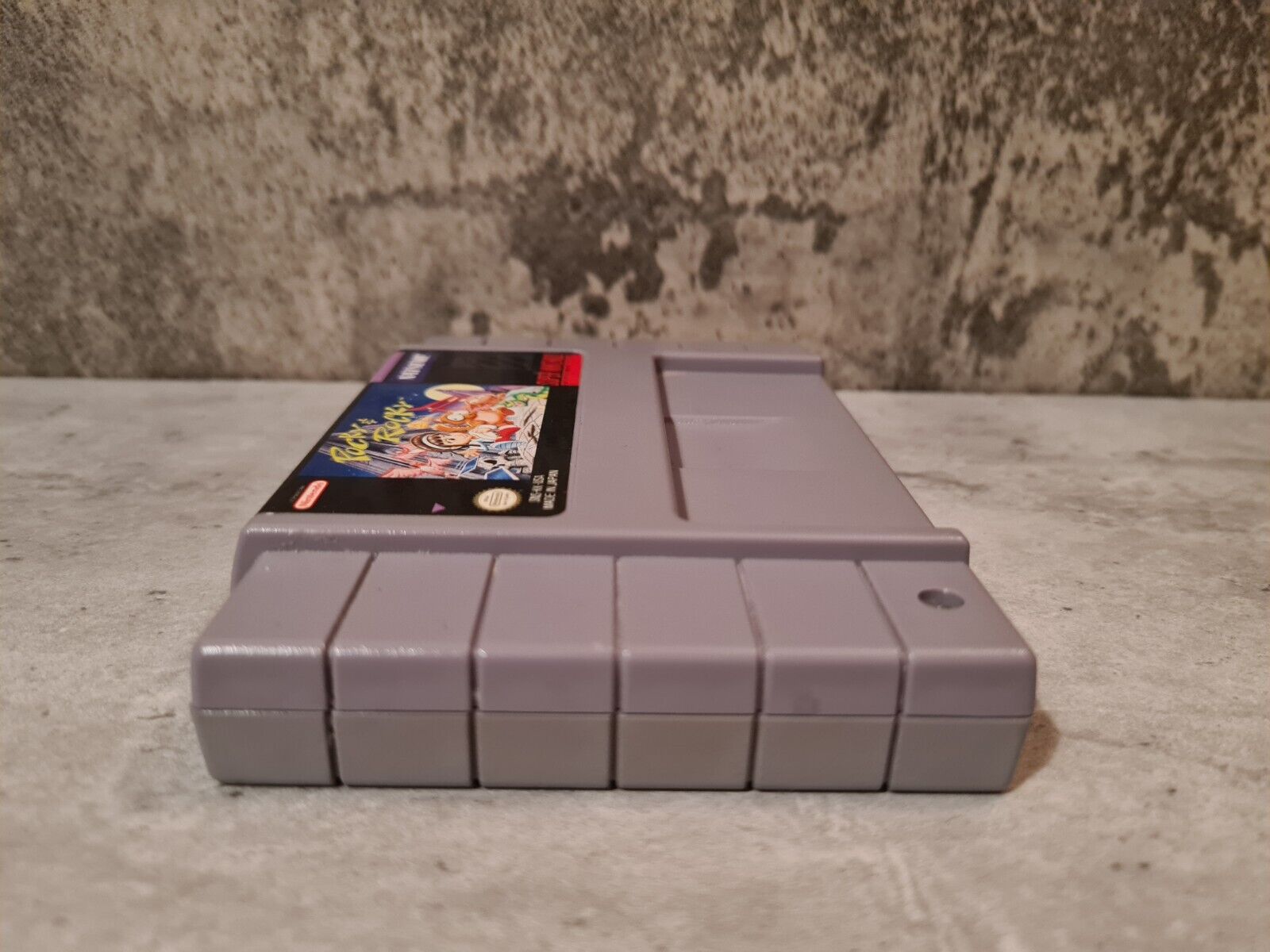 SNES Super Nintendo Pocky & Rocky NTSC USA Modul - T-Retro-Games 