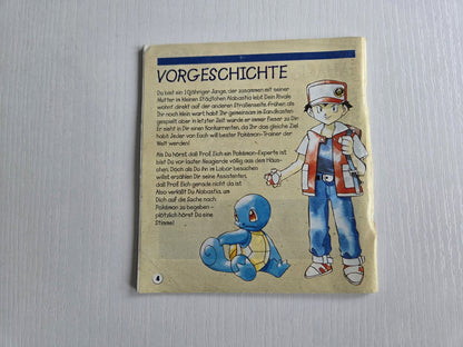 Nintendo Game Boy Classic Pokemon Rot Blau Gelb Spielanleitung 